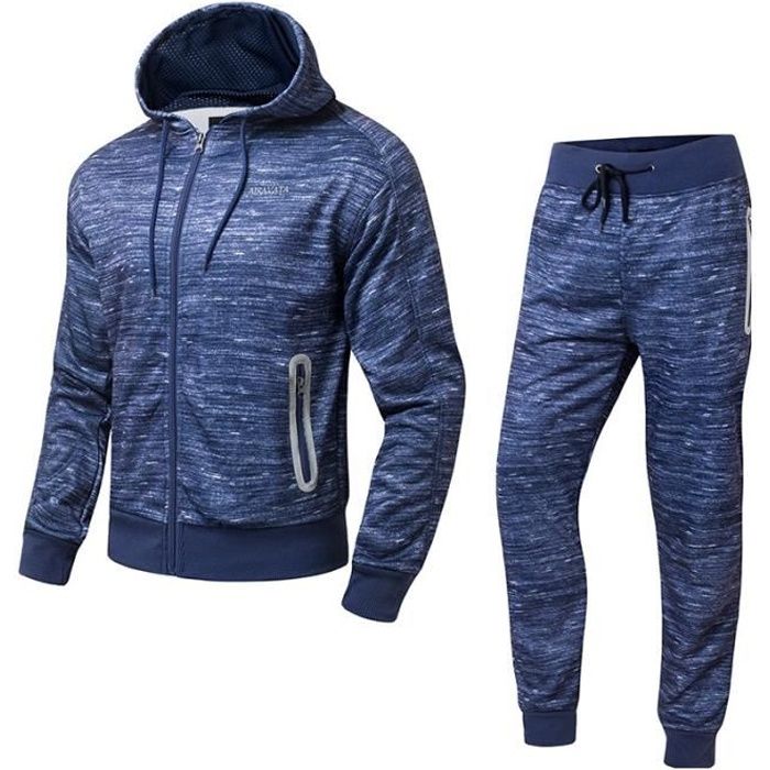 Homme Surv/êtement /Ét/é Pantalons Sport T-Shirt Casual 2 Pi/èces Manches Courtes