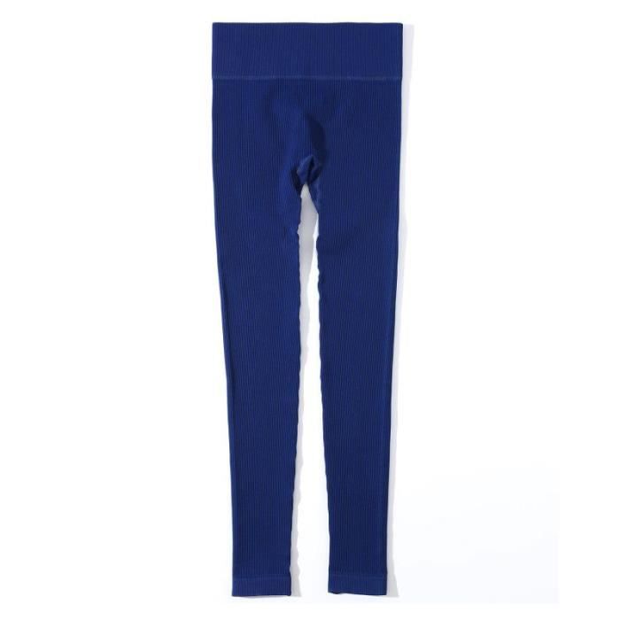 DONYKARRY Ensemble Sport Femme Sans Couture 2 Pièces - Legging Taille Haute + Crop Top Manches Longues, Yoga Fitness Gym