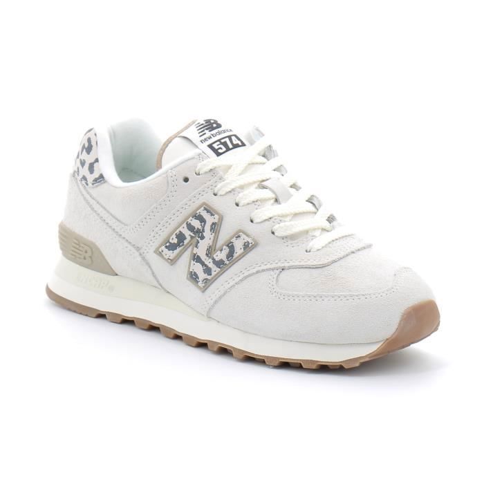Baskets NEW BALANCE WL574 Blanc Homme Lacets Sea salt