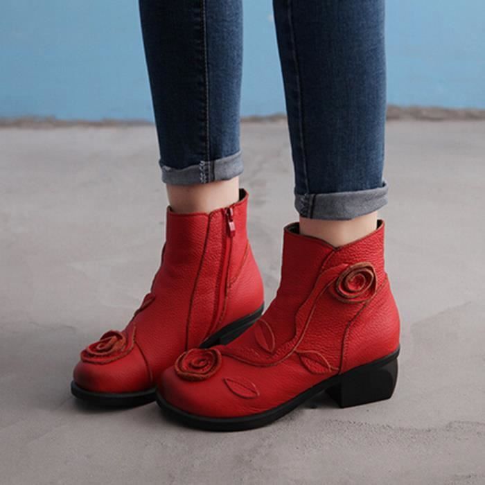 bottes ethniques femme