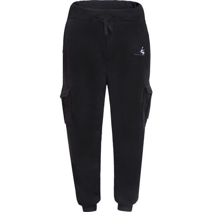 Pantalon de jogging Homme - Luxe - Uni - Noir - Fitness - Running - Indoor  Noir - Cdiscount Prêt-à-Porter