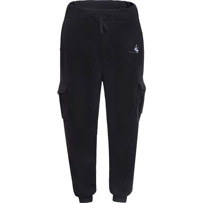 Pantalon de jogging noir uni