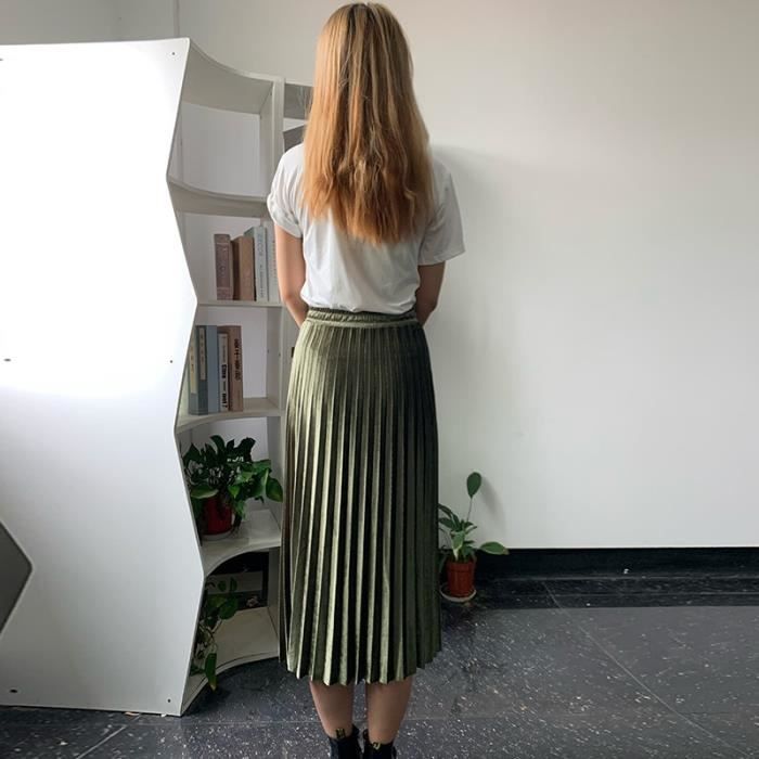 Jupe plissée noire grande taille outlet