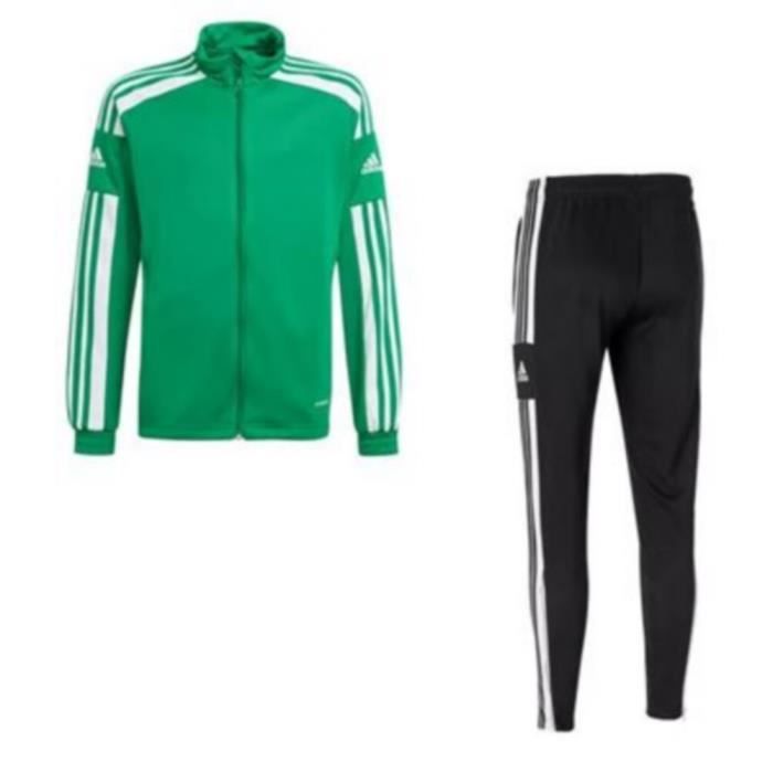 Jogging Garcon et Junior Adidas Aerodry Vert et Noir