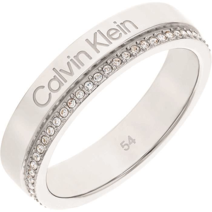 Bague Femme Bijoux Calvin Klein Timeless mesure 14 trendy cod. 35000200C Calvin Klein