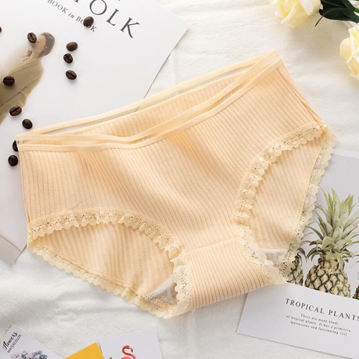 Taille 8-18 Ans Culottes Filles Sans Couture - Lot De 8 Slips Élastiques Confortables 8-18 Ans Culotte Sans Couture 360