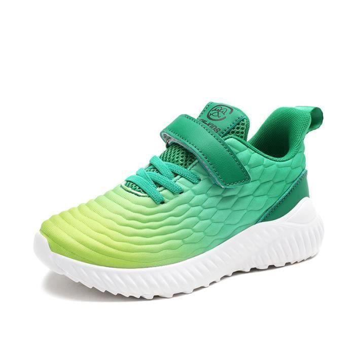 Basket Enfant Chaussures Garçon Fille Baskets Blanc - Sport