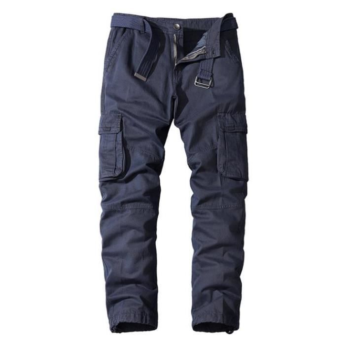 Pantalon Décontracté Homme - Coupe Droite, Confortable, Pour Randonnée Et Quotidien Toutes Saisons