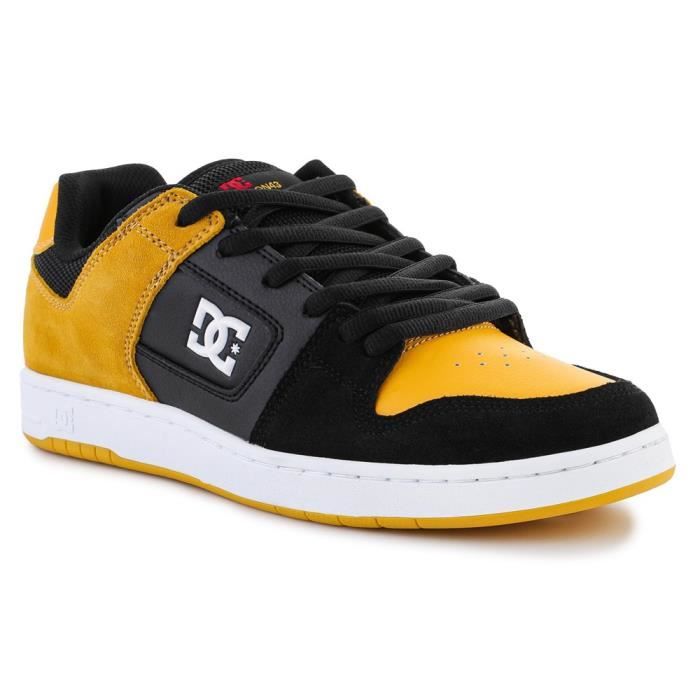 D C Chaussures de skate DC Manteca 4 - Homme/Adulte - Jaune - Canvas - Lacets