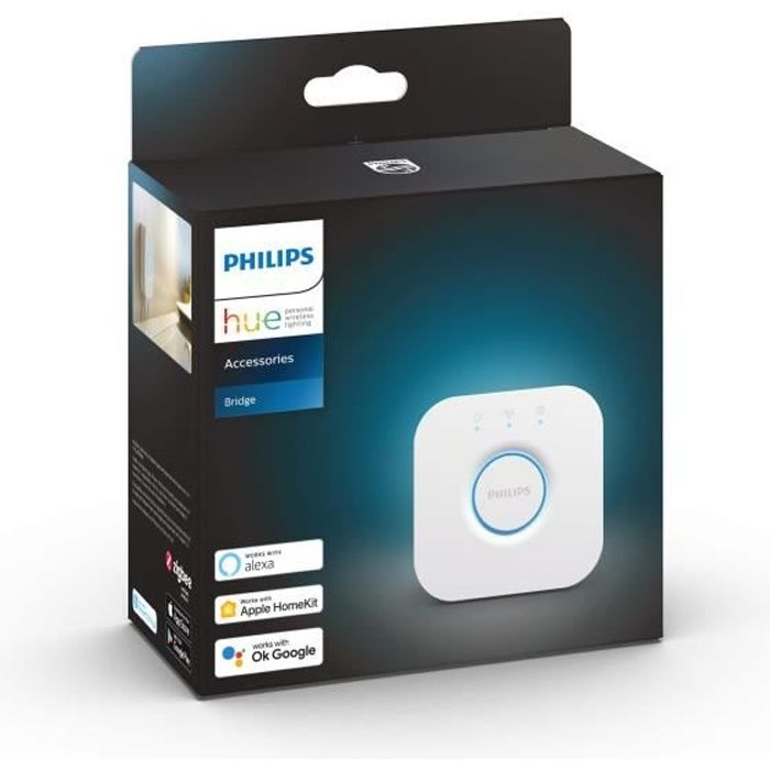 PHILIPS Hue Bridge - Pont de connexion - Cdiscount Bricolage