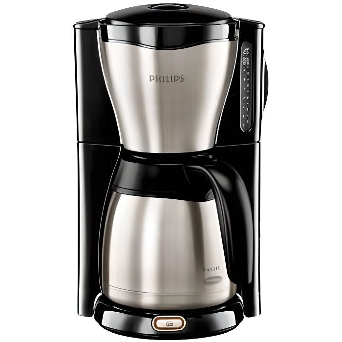 Cafetière isotherme - PHILIPS HD7546/20 - 15 tasses - 1.2L - 1000W - Arrêt automatique - Anti-goutte - Inox