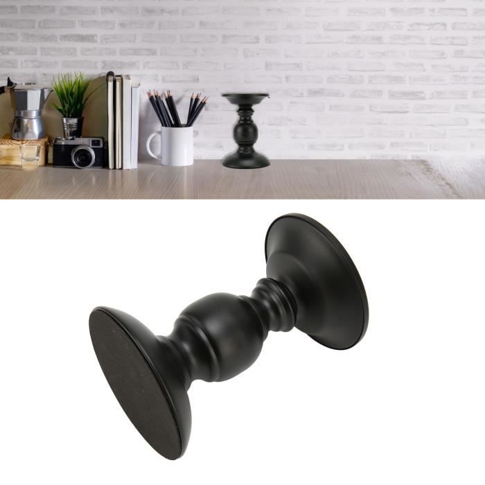 Lot De 2 Bougeoirs Muraux En Fer Noir Style Européen - Décoratifs Avec Coupe, Pour Une Ambiance Chaleureuse