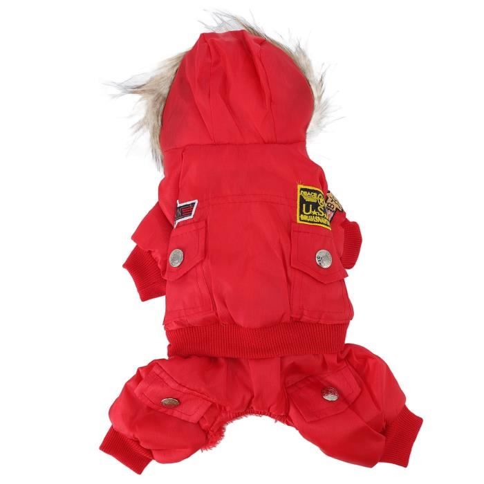 Comparer les prix de sweat à capuche chaud pour chien sweat à capuche d'hiver pour chien Manteaux animalerie robe XL pour 160-165 cm