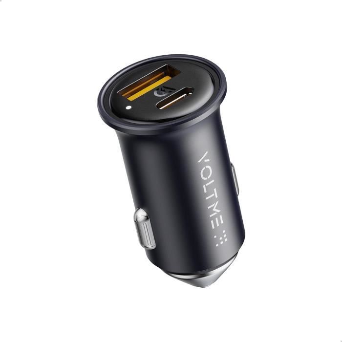 Chargeur Voiture 4 Ports USB 60W - USB-C PD 30W Et USB-A QC3.0, Charge Rapide Pour IPhone, Android