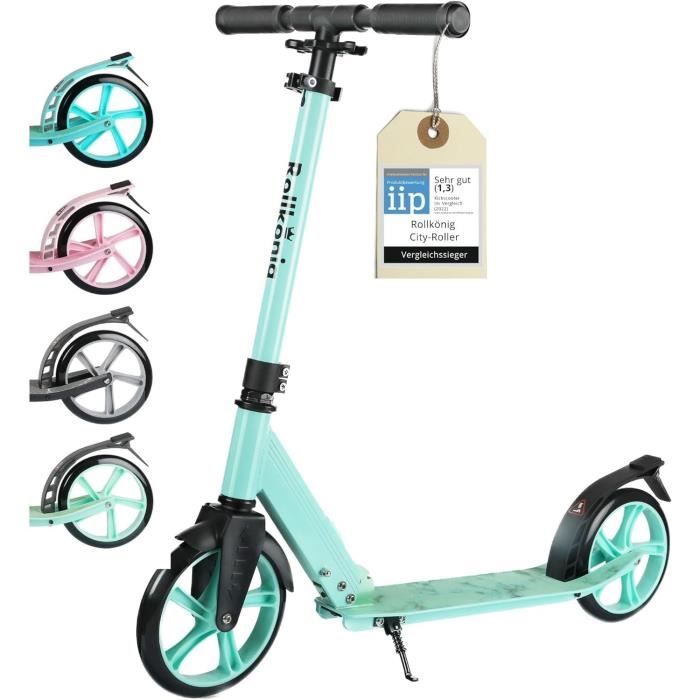 Trottinette Enfant Crivit Dès 8 Ans - Pliable Et Légère - Choix Bleu Ou Rose