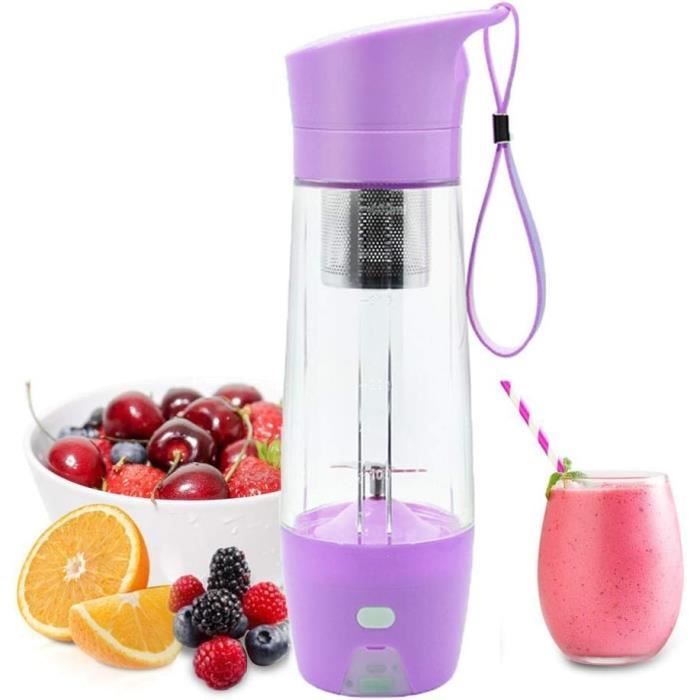 Mixeur Portable,Mini Blender,Mini Mixeur, Blender Portable Avec 400ml