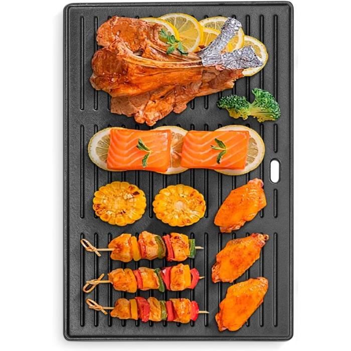Plaque Plancha Onlyfire Pour Weber Spirit Série 300 - Revêtement Céramique Antiadhésif - 59,5x43,7cm