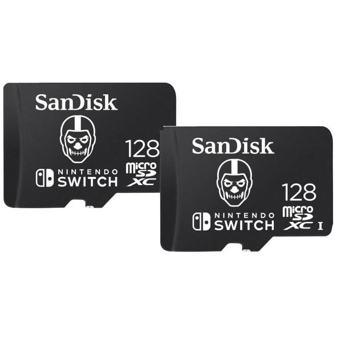 Lot de 2 SanDisk Fortnite microSDXC Carte pour Nintendo Switch Carte mémoire sous licence Nintendo - vue 2