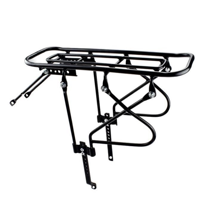 Porte-vélos Arrière Universel – Porte-bagages Métal Noir, Réglable, Charge 50kg