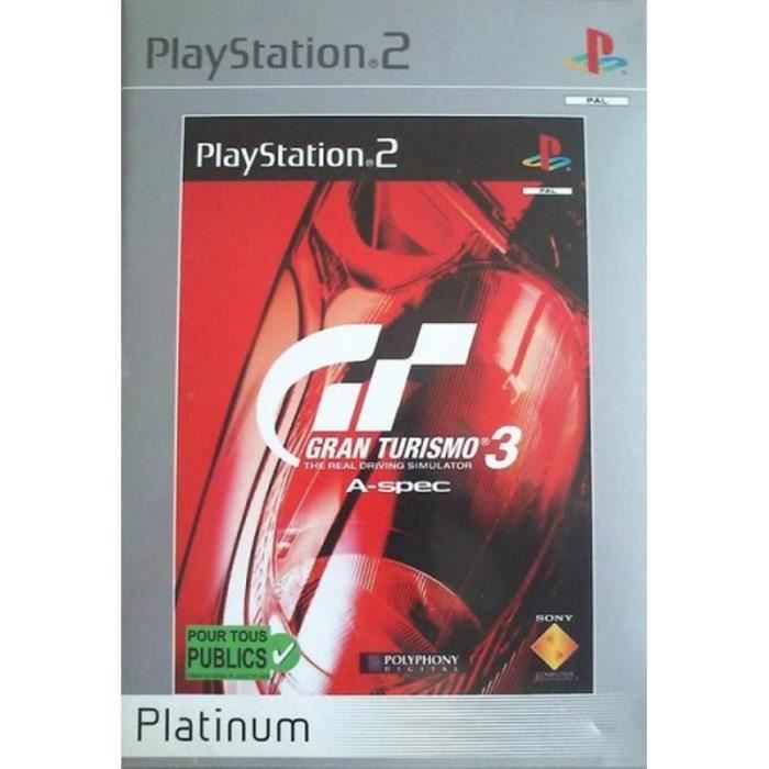 Sony Computer Entertainment Gran Turismo 3 A-Spec Platinum - PS2