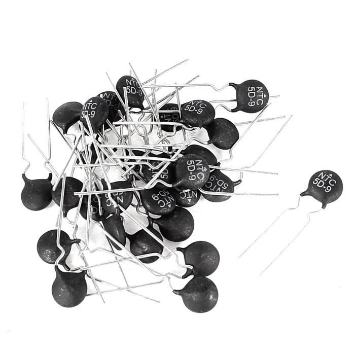 SOURCING MAP Capteur courant d᾽appel Limiteur THERMISTOR NTC 5D-9 5Ohm ...