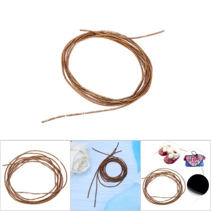 Sourcing Map Cordon En Cuir Plat De 9,9 M X 15 Mm, Bandes De Laçage En Cuir Pour Loisirs Créatifs, Marron Pur
