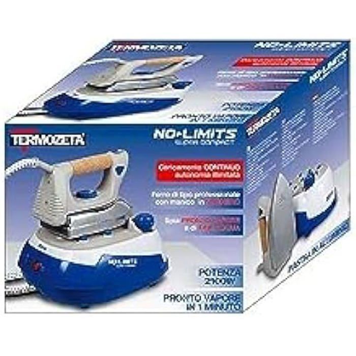Fer à repasser TERMOZETA No Limits Super C - Blanc - 2400W - Pression de vapeur 5 - Débit de vapeur 40 g/min - Termozeta