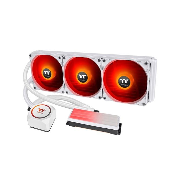 Système de refroidissement à eau – Thermaltake – Floe RC 360 – CPU et RAM – Blanc – 120 mm