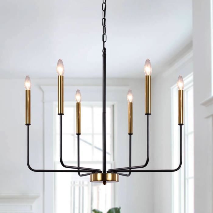 Lustre FARO MAGMA Noir Et Or – Style Rétro Industriel – Occasion