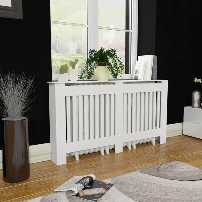 vidaXL Cache radiateur MDF 152 cm - vue 5