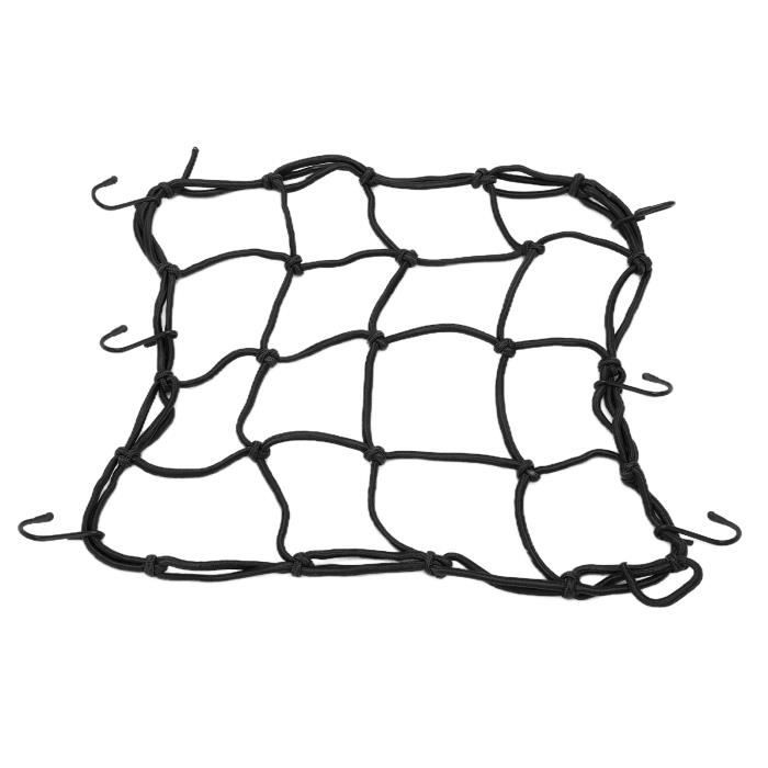 VINGVO Filet de cargaison élastique robuste en nylon avec crochets