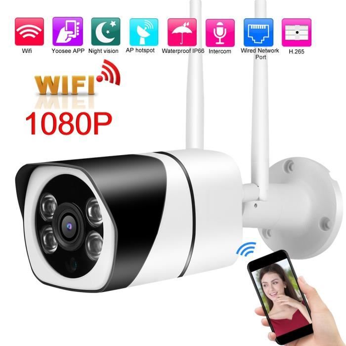 Caméra De Surveillance Extérieure Bullet 8MP – IP66 – POE – Détection Mouvement – ADVT