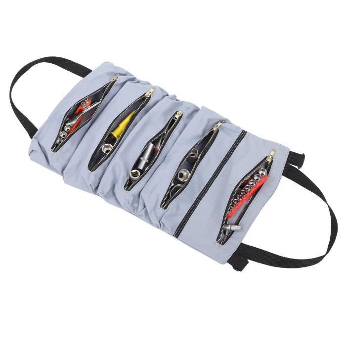 ANKROYU Sac de rangement pour outils matériel 4,5 x 10,2 pouces, sac de taille