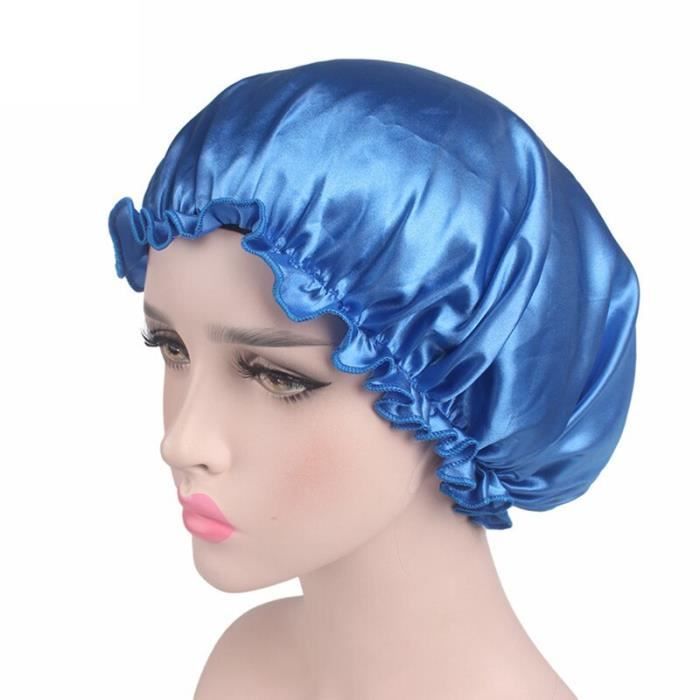 Bonnet de nuit en soie pour les cheveux en 2024