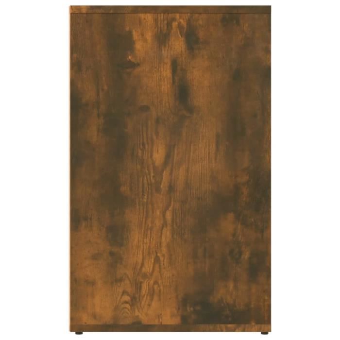 Armoire de dressing - ZERONE - ZR004 - Chêne fumé - 80x40x65 cm - Bois dingénierie