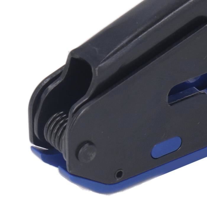 VOANZO Kit Pince à Sertir RJ45 - Outil Tout-en-un Pour Couper, Dénuder Et Sertir