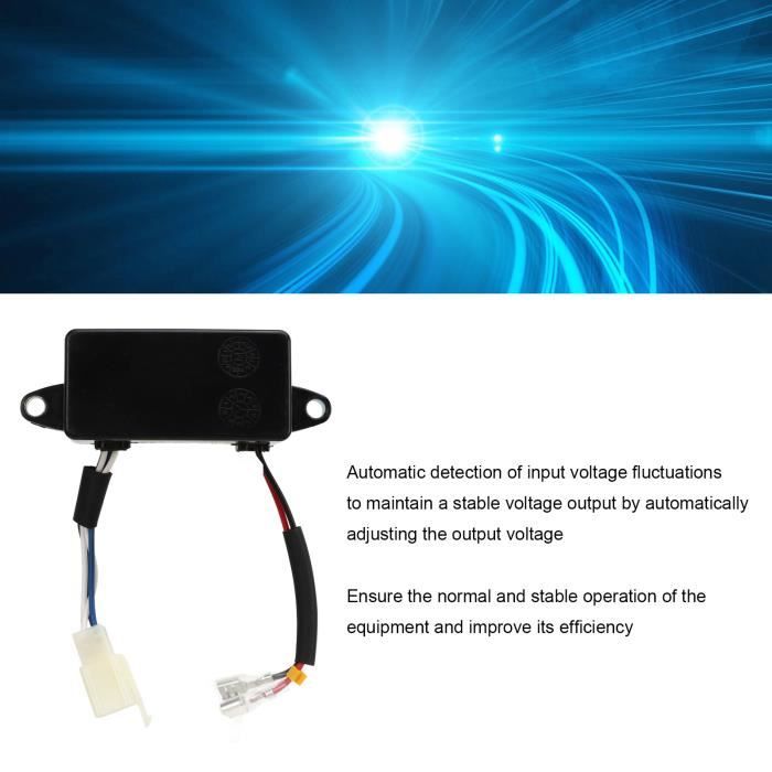 Régulateur De Tension Automatique - 450V 680uF, 7-8KW, Coque Plastique - Neuf Sous Emballage