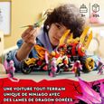 LEGO 71773 Ninjago Le Tout-Terrain Dragon d Or de Kai, Ensemble avec Jouet de Voiture et Minifigurine Inedite de Zane, pour E-1