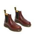 Boots Dr Martens CHELSEA-2976 ABRUZZO LEA - Marron - Tige en cuir - Trépointe crantée-1