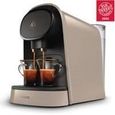Machine à café à capsules L'OR BARISTA Philips LM8012/10 + 9 capsules, Double espresso ou deux espresso à la fois, 19 bars, Beige-1
