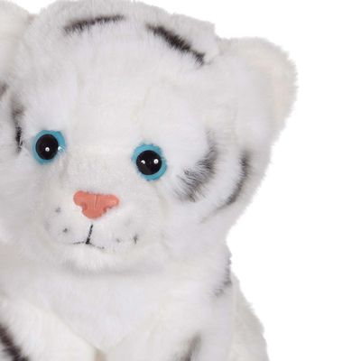 Tapis-peluche Tigre Pour Enfant - Lot De 2, Dimensions 110 Cm, Marron Et Blanc