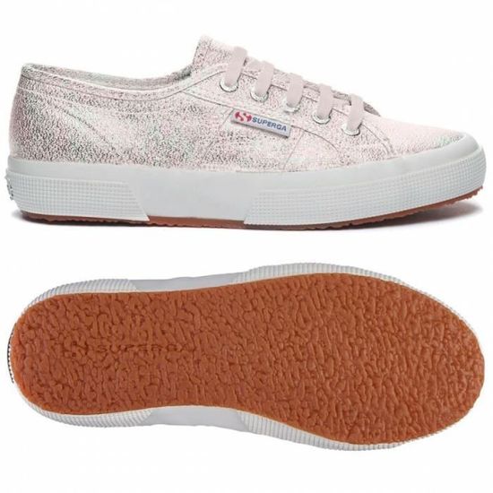 Baskets Superga Métalliques Or Rose - Taille 41 (US 9.5), Occasion, Style Fashion Shoes