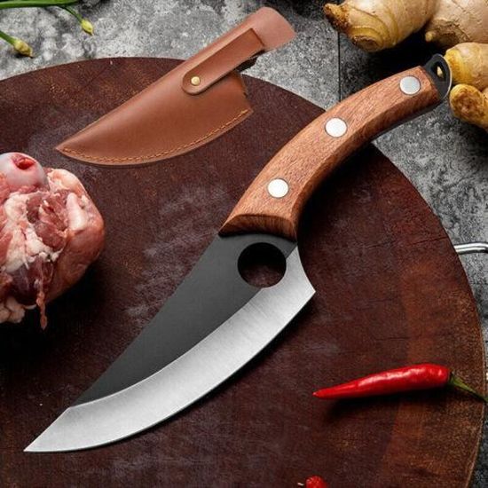 Couteau de boucher professionnel, lame 250 mm. ⚔️ Boutique Épées