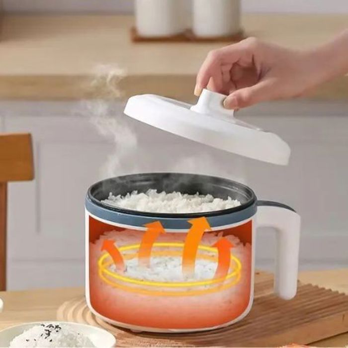Cuiseur à riz électrique domestique Mini marmite multifonctionnelle, marmite à la vapeur. Marmite chauffe rapidement