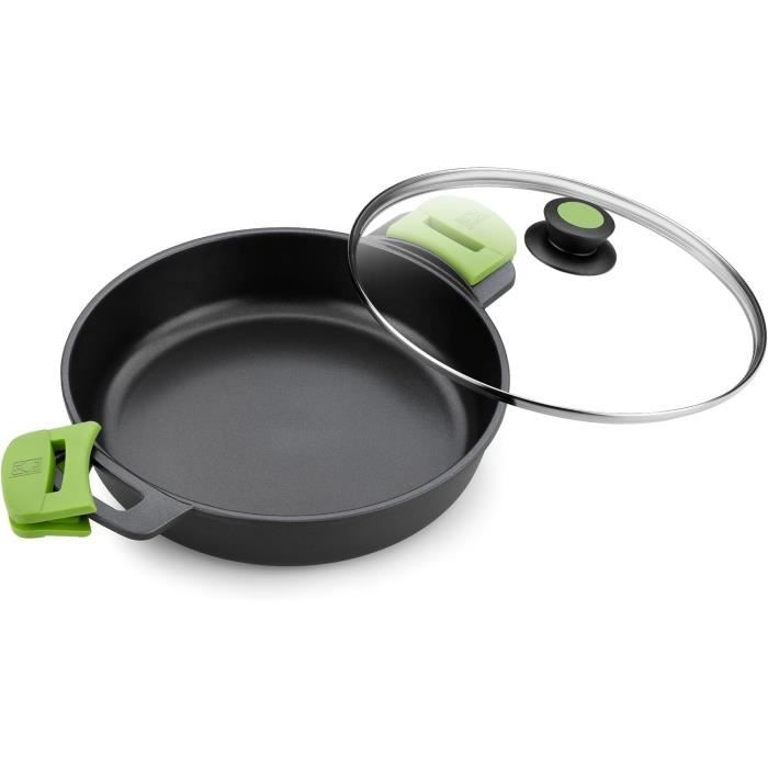 Poele Bra prior - poêle grill en aluminium fondu avec antiadhésif téflon classic 28cm