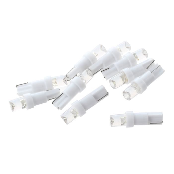5x Ampoule T5 LED - Culot W1.2W - Blanc Xenon 