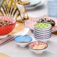vancasso, série Macaron, Service Complet Japonais pour 8 Personnes, 48 Pièces, Assiette Plate, Assiette à Dessert, Assiette à-2