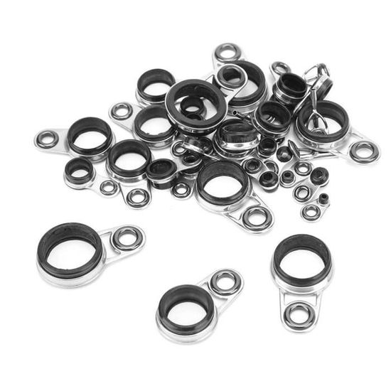 Accessoires de pêche,Split Ring 7 20pcs--anneaux fendus en acier inoxydable, 20 pièces