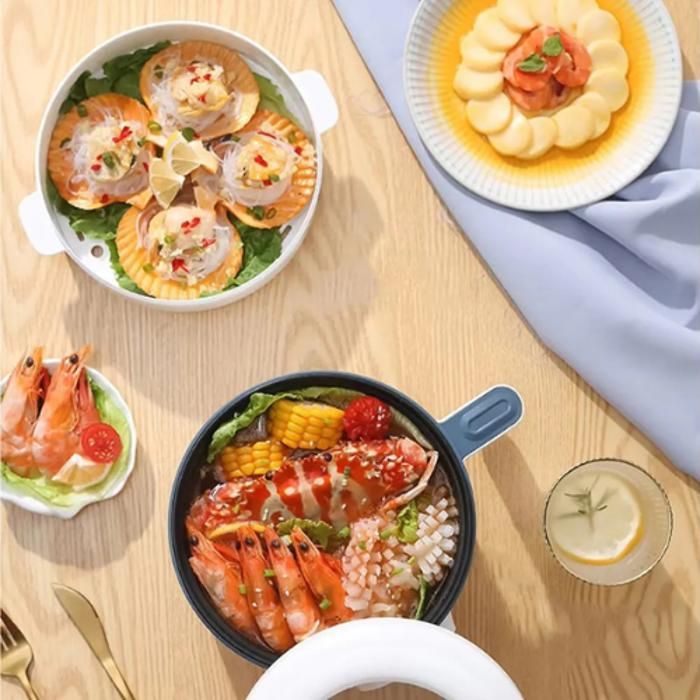 Cuiseur à riz électrique domestique Mini marmite multifonctionnelle, marmite à la vapeur. Marmite chauffe rapidement