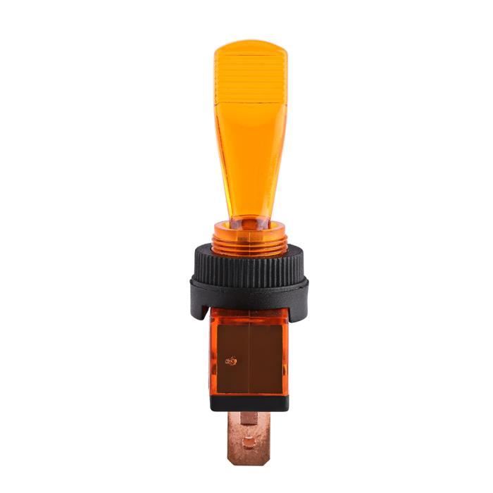 Lot 2 Interrupteurs Bascule LED 12V 20A Étanche Rouge - Voiture Bateau Camion
